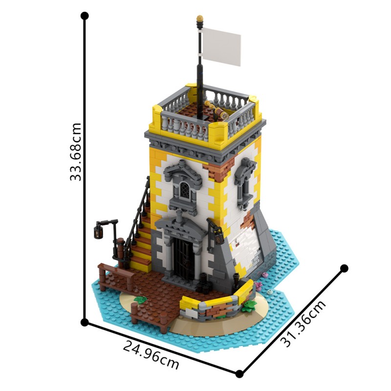 GOBRICKS MOC A2332 Sabre Island Anno Domini 2021 - YWOBB