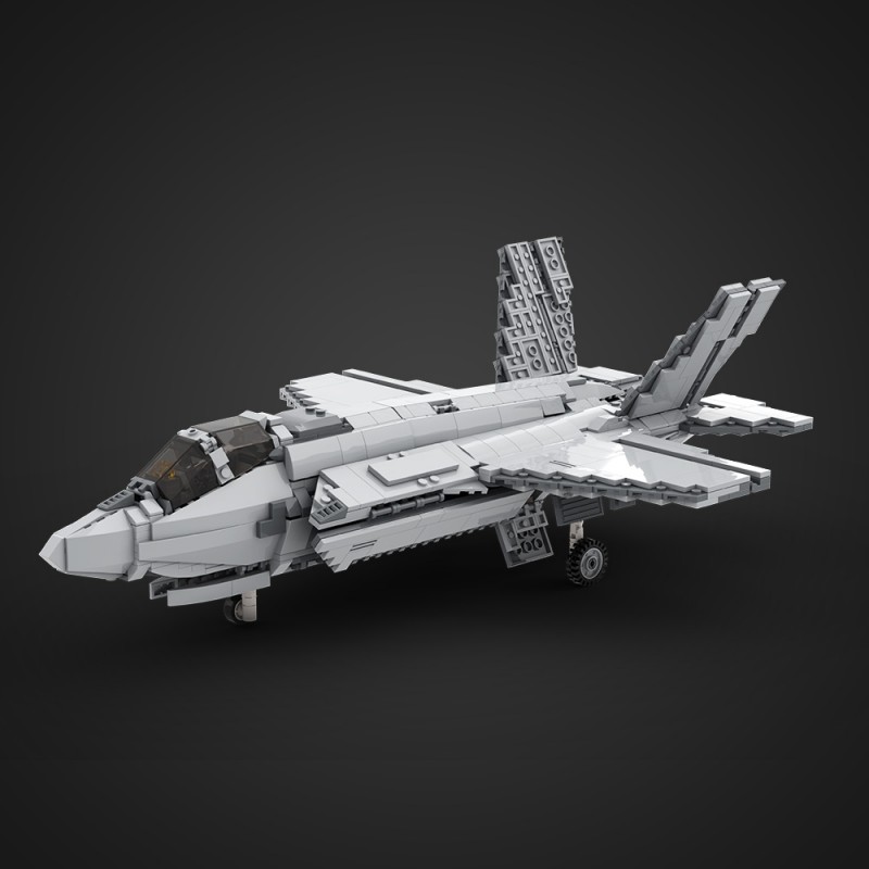 GOBRICKS MOC A2329 F-35 B Darth - YWOBB