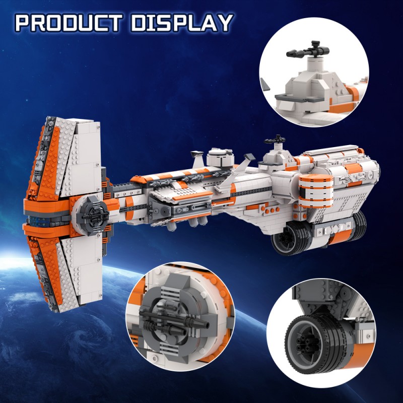 GOBRICKS MOC A2330 Hammerhead Corvette Lightmaker - YWOBB