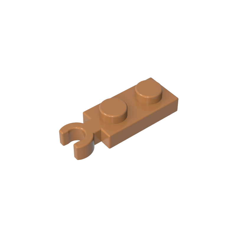 GOBRICKS GDS-90199 Plate Modified 1 x 2 with Clip on End (Vertical Grip) - YWOBB