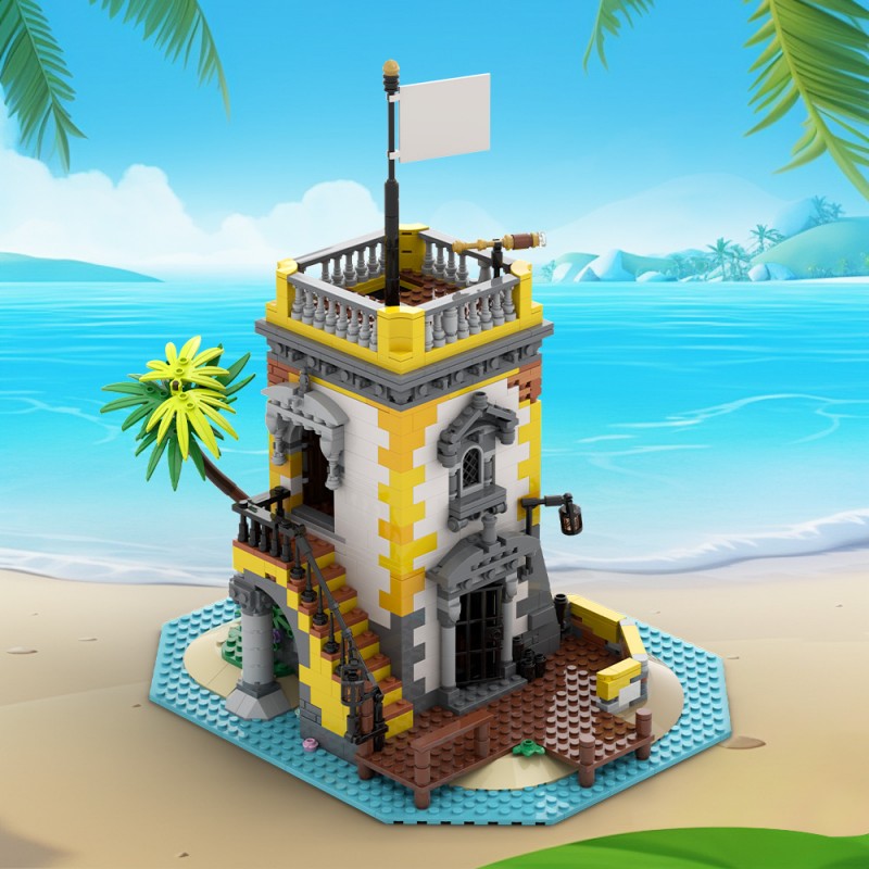 GOBRICKS MOC A2332 Sabre Island Anno Domini 2021 - YWOBB
