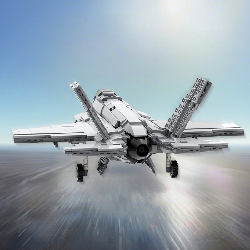 GOBRICKS MOC A2329 F-35 B Darth - YWOBB