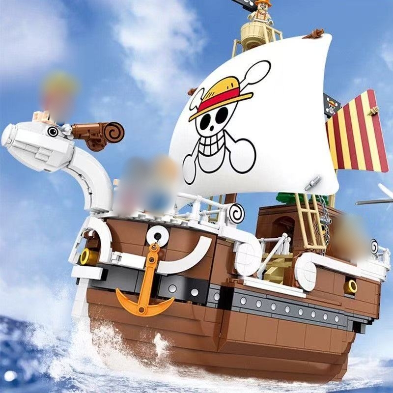STACKO BRICKS 03097 One Piece The Going Merry Pirate Ship - YWOBB