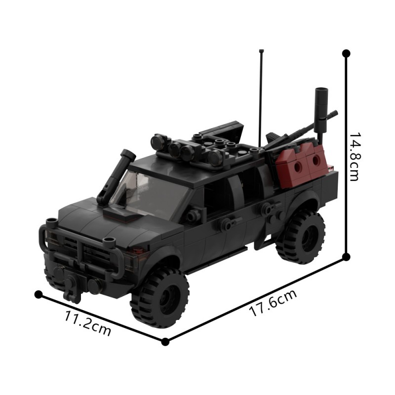 GOBRICKS MOC 105847 Special Operations Forces Technical - Off-Road - YWOBB