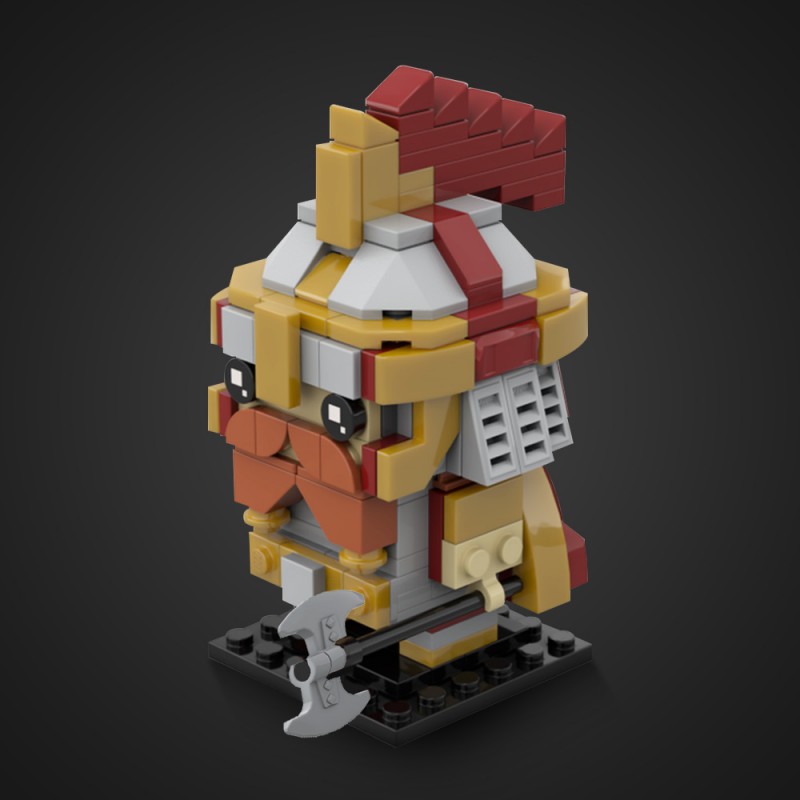 GOBRICKS MOC 225042 Dain Ironfoot Brickhead - YWOBB
