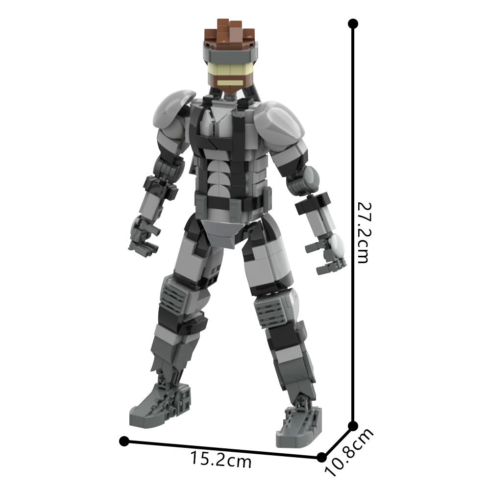 GOBRICKS MOC 222014 Solid Snake (Metal Gear Solid) - YWOBB