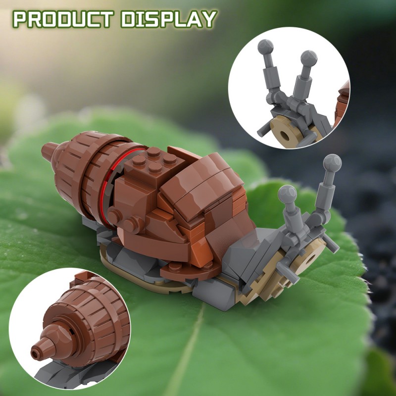 GOBRICKS MOC 225991 Giant African Snail - YWOBB