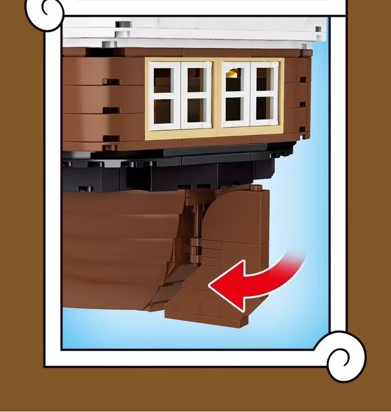 STACKO BRICKS 03097 One Piece The Going Merry Pirate Ship - YWOBB