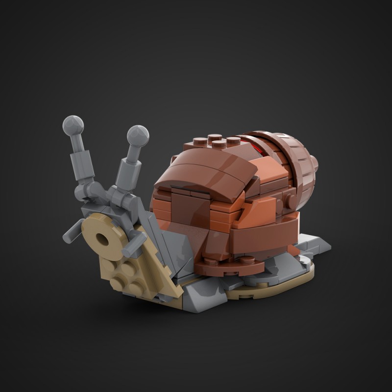 GOBRICKS MOC 225991 Giant African Snail - YWOBB