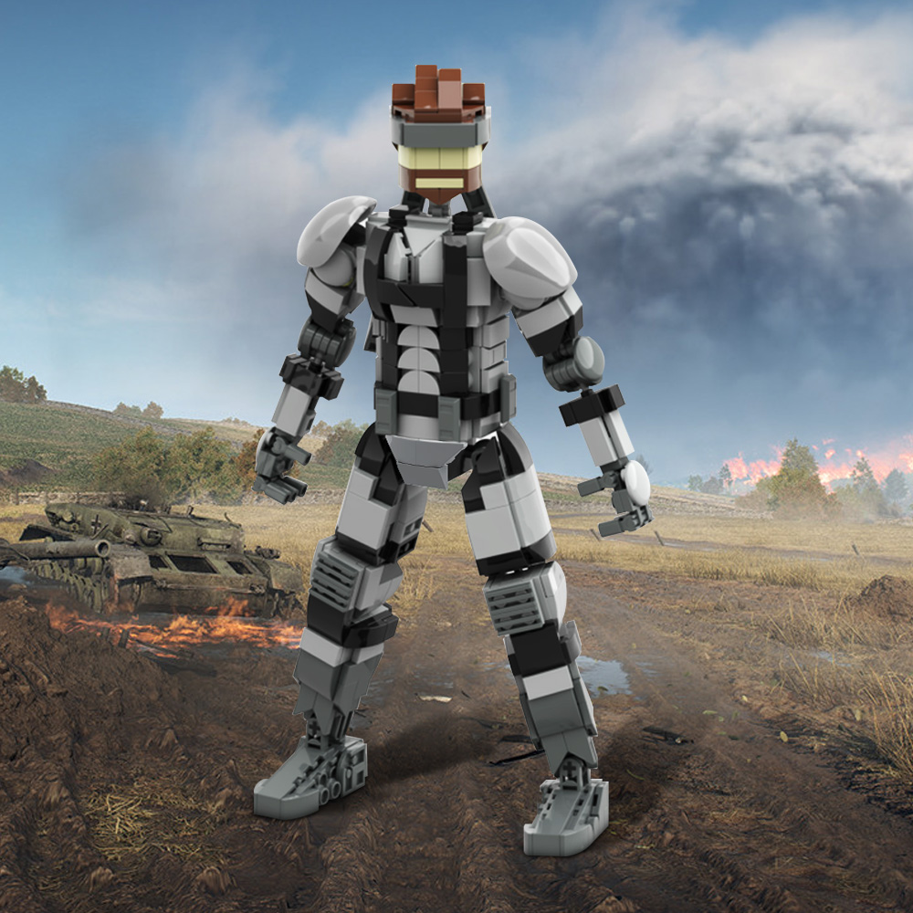 GOBRICKS MOC 222014 Solid Snake (Metal Gear Solid) - YWOBB