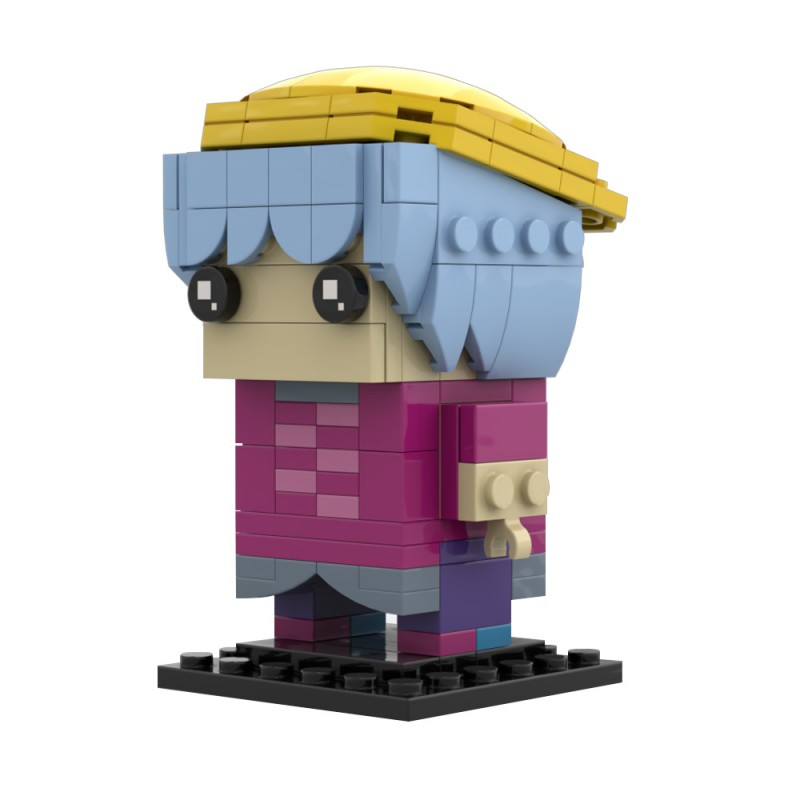 GOBRICKS MOC 226225 Saja Boys KPop Demon Hunters Brick Headz - YWOBB
