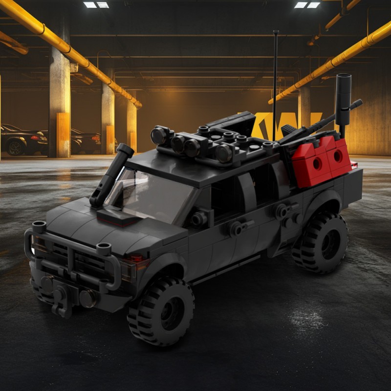 GOBRICKS MOC 105847 Special Operations Forces Technical - Off-Road - YWOBB