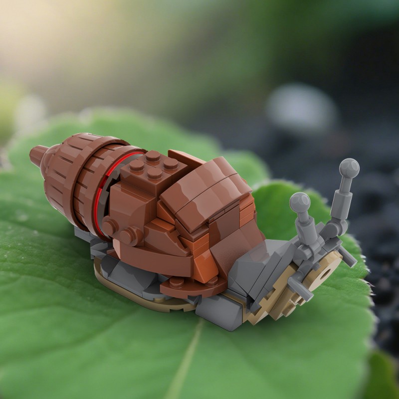 GOBRICKS MOC 225991 Giant African Snail - YWOBB