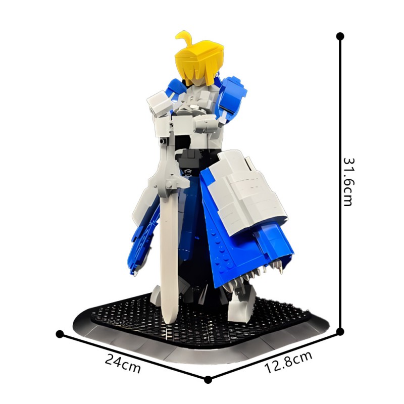 GOBRICKS MOC 221967 Fate/stay night Saber - YWOBB