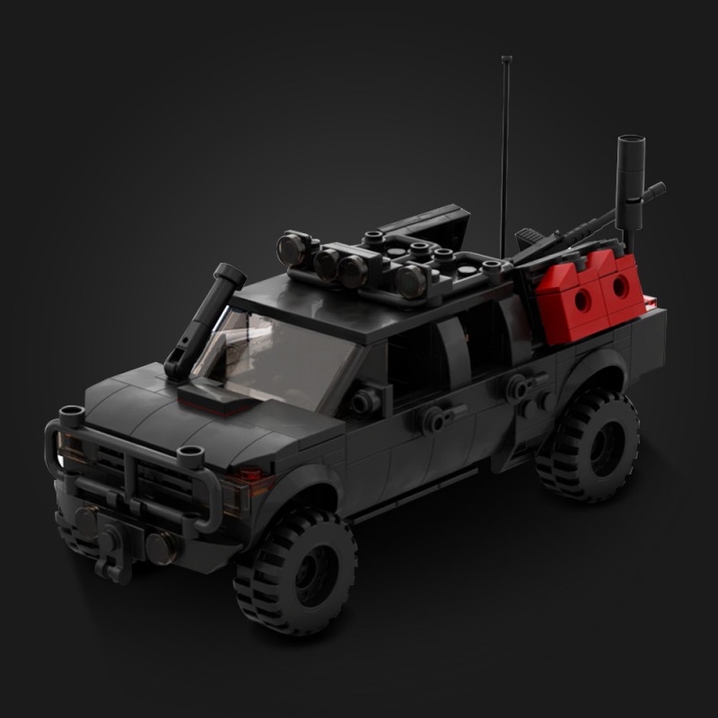 GOBRICKS MOC 105847 Special Operations Forces Technical - Off-Road - YWOBB