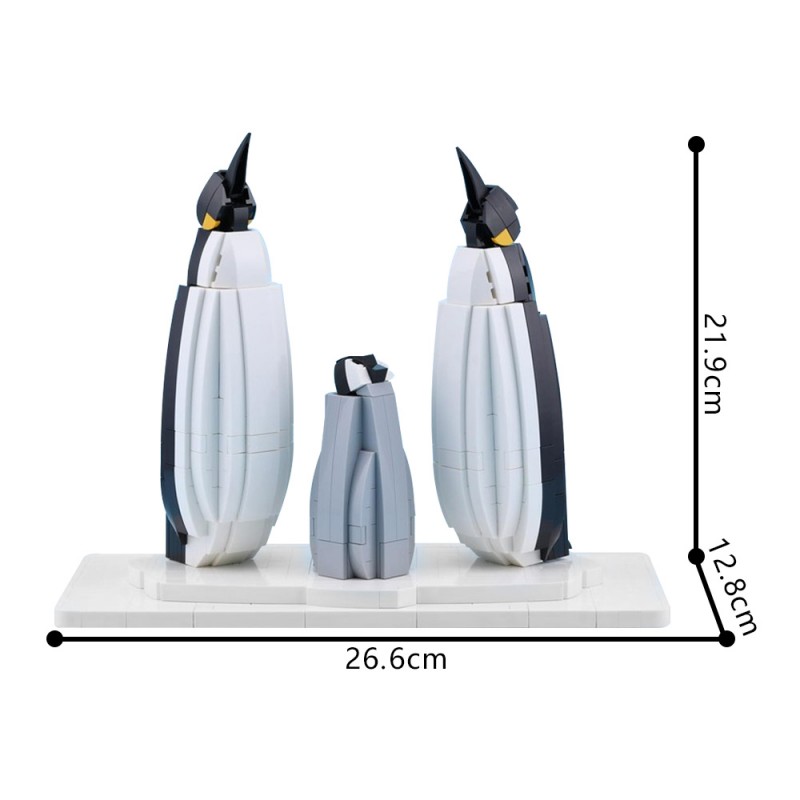 GOBRICKS MOC 224007 Penguin Family - YWOBB