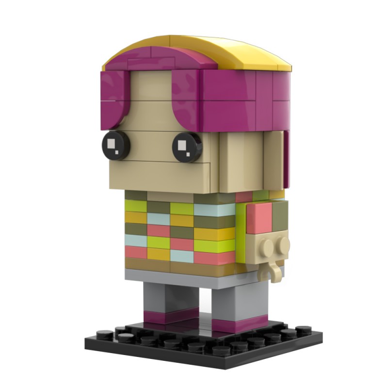 GOBRICKS MOC 226225 Saja Boys KPop Demon Hunters Brick Headz - YWOBB