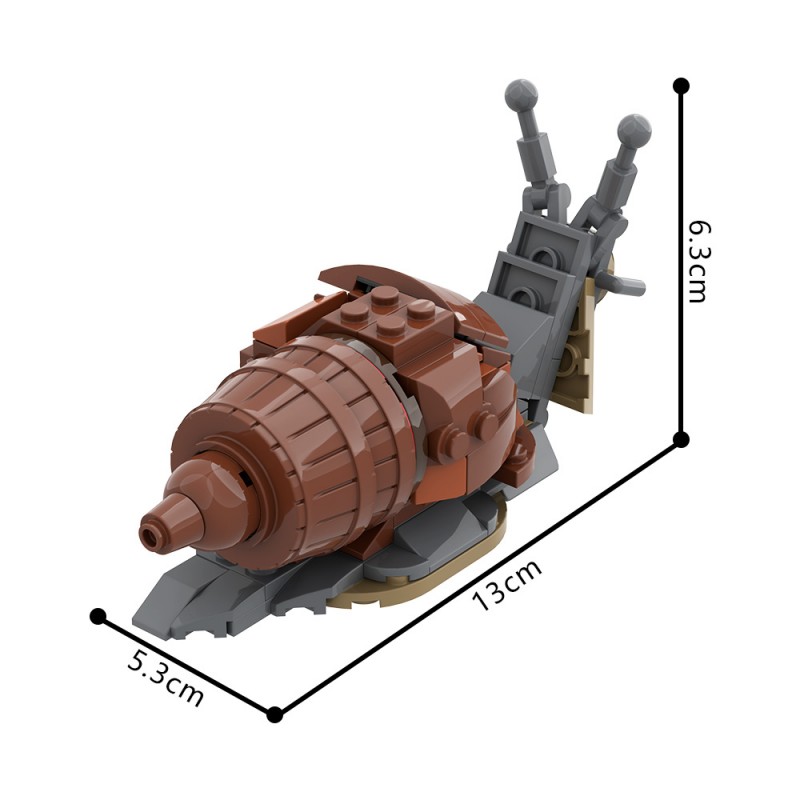 GOBRICKS MOC 225991 Giant African Snail - YWOBB