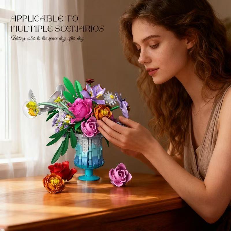 Free Tribs 11008 Ice Blue Bouquet - YWOBB
