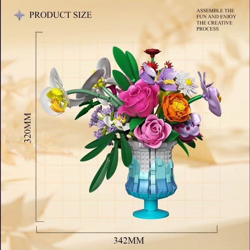 Free Tribs 11008 Ice Blue Bouquet - YWOBB