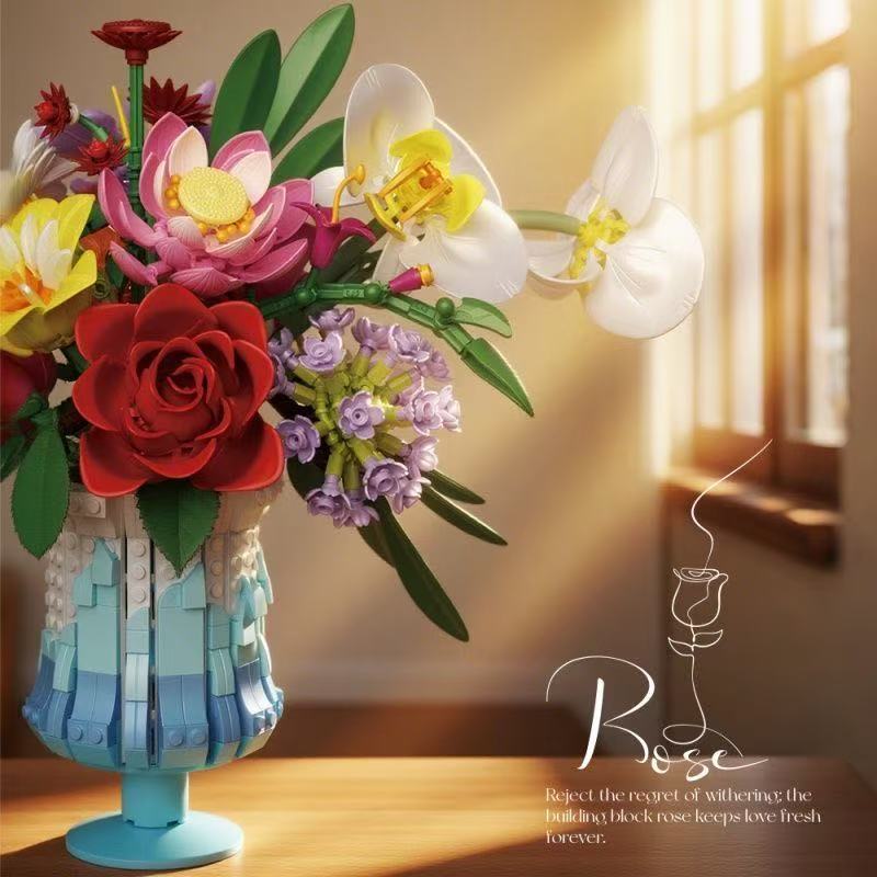 Free Tribs 11008 Ice Blue Bouquet - YWOBB