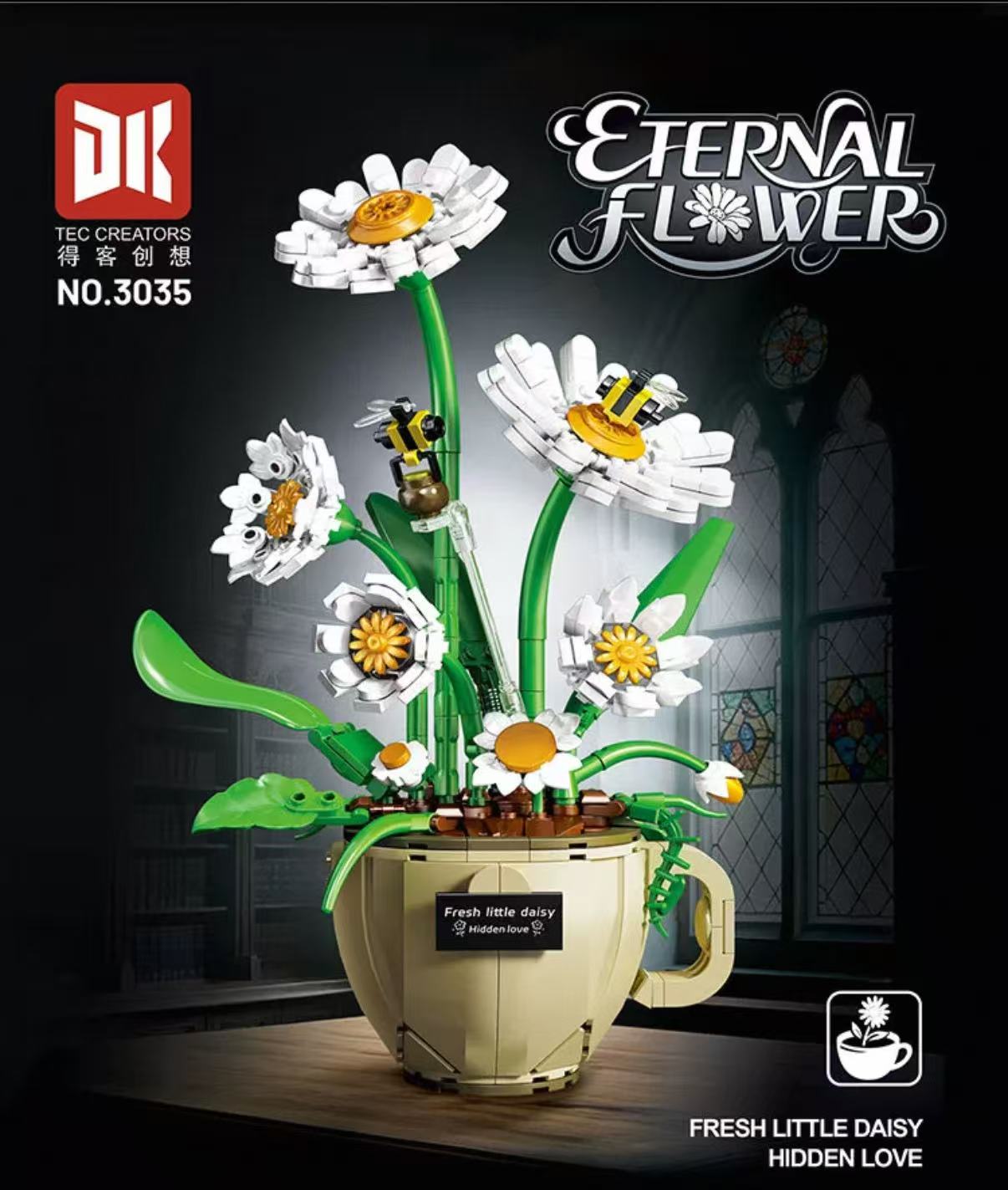 DK 3035 Coffee Cup Daisy - YWOBB