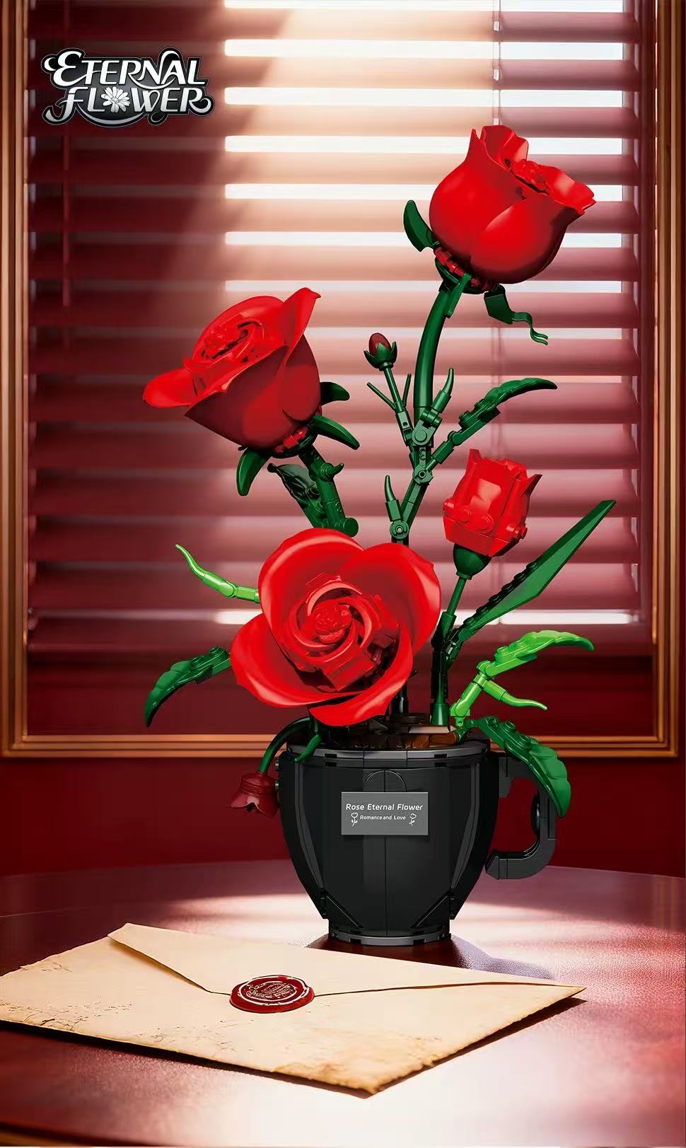 DK 3036 Coffee cup rose - YWOBB