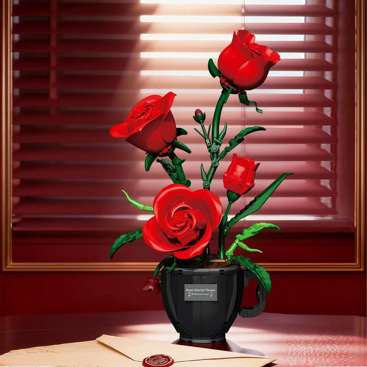 DK 3036 Coffee cup rose - YWOBB