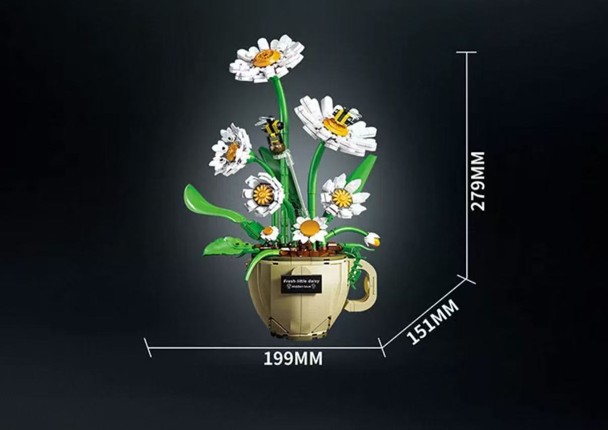 DK 3035 Coffee Cup Daisy - YWOBB