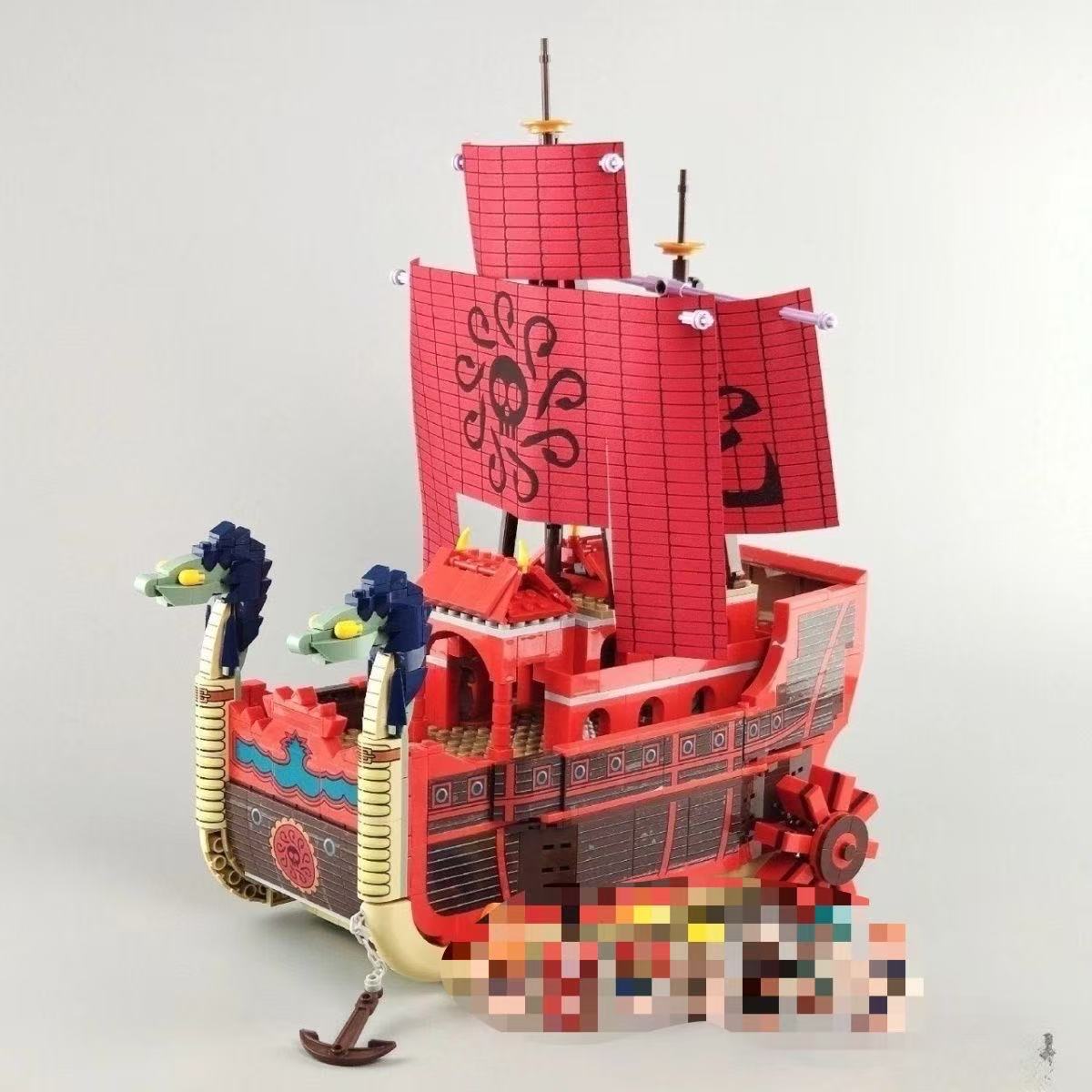 STACKO BRICKS 03096 ONE PIECE Nine Snake Pirates Ship - YWOBB