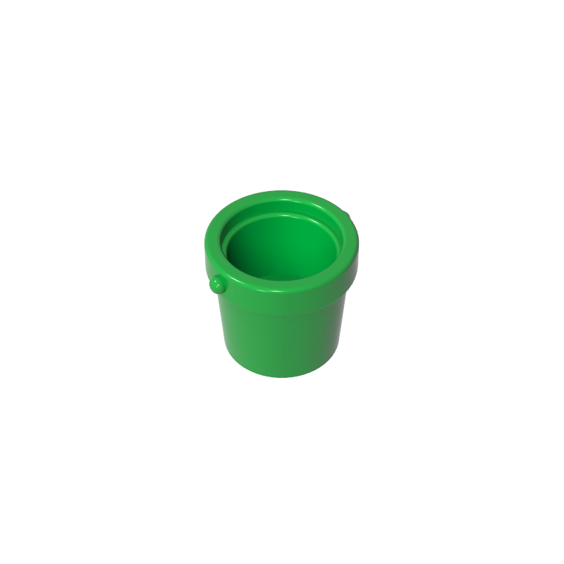 GOBRICKS GDS-M245 Utensil Bucket 1 x 1 x 1 Tapered with Handle Holders - YWOBB