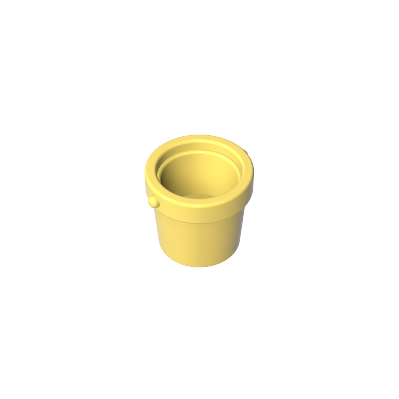 GOBRICKS GDS-M245 Utensil Bucket 1 x 1 x 1 Tapered with Handle Holders - YWOBB