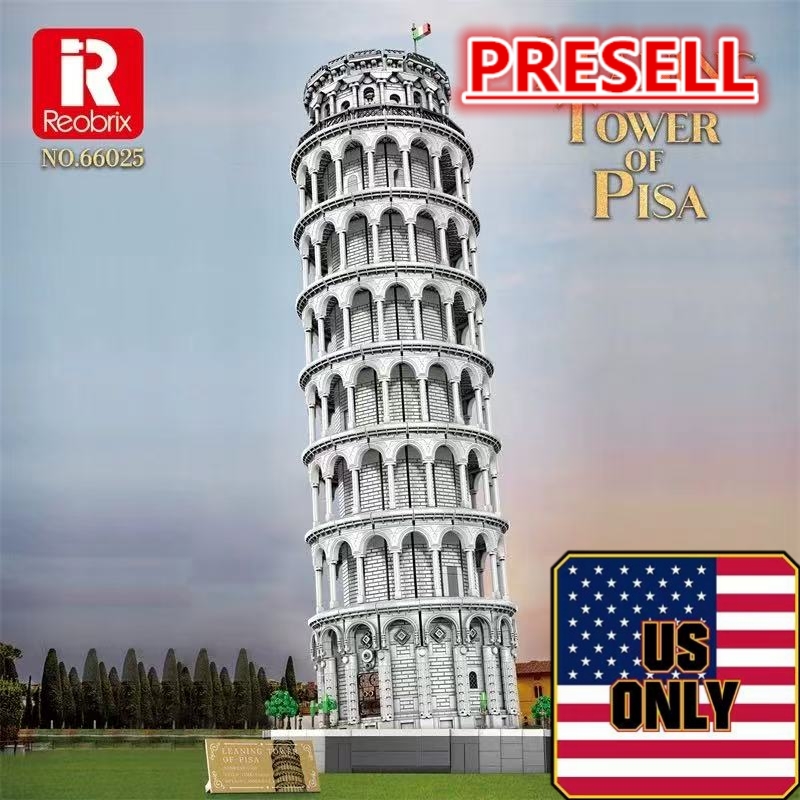 Reobrix 66025 The Leaning Tower of Pisa OVP US Warehouse Version - YWOBB