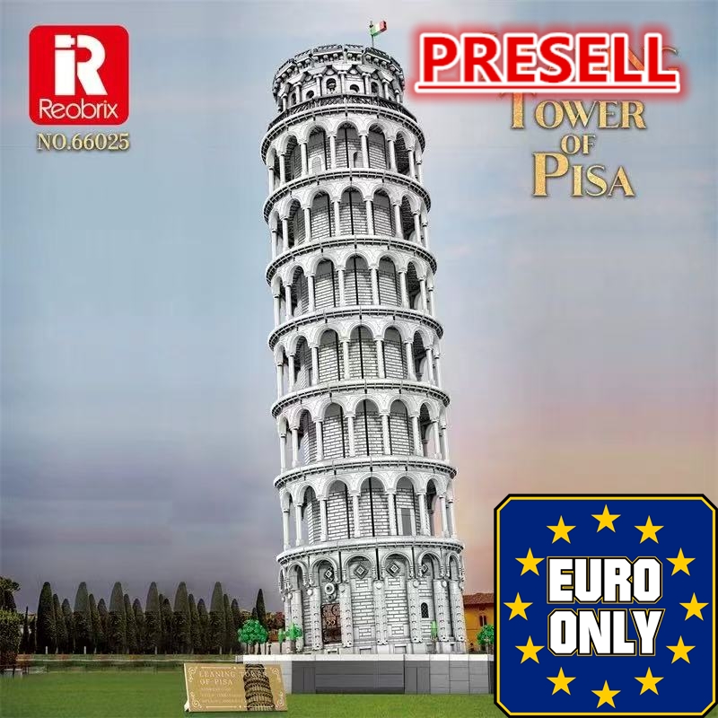Reobrix 66025 The Leaning Tower of Pisa OVP EU Warehouse Version - YWOBB