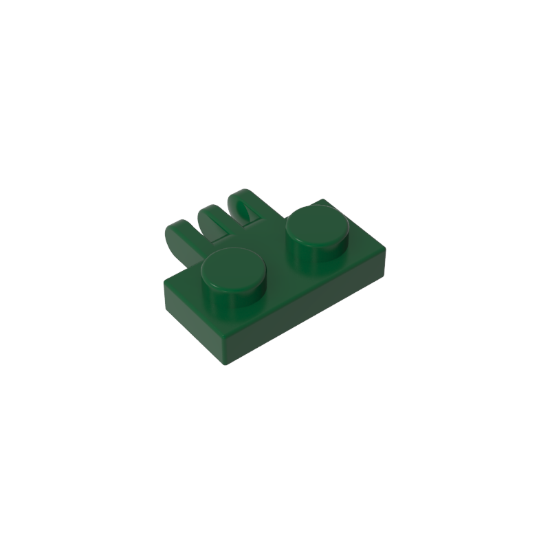 GOBRICKS GDS-90016 Hinge Plate 1 x 2 with 3 Fingers on Side - YWOBB
