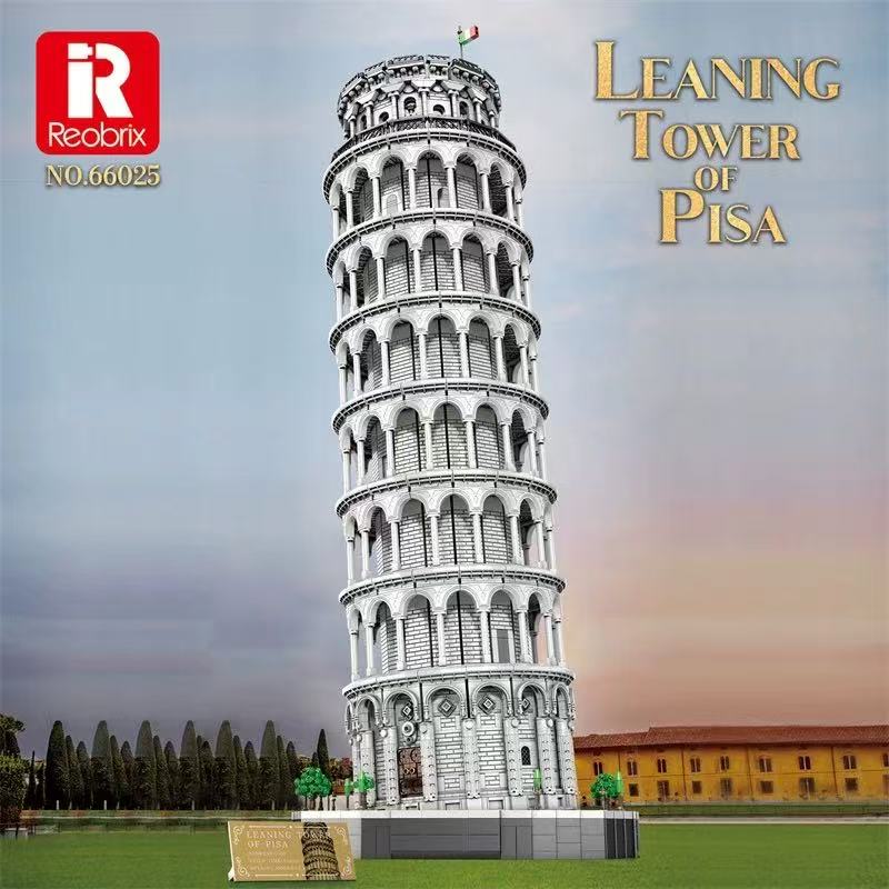 Reobrix 66025 The Leaning Tower of Pisa OVP US Warehouse Version - YWOBB
