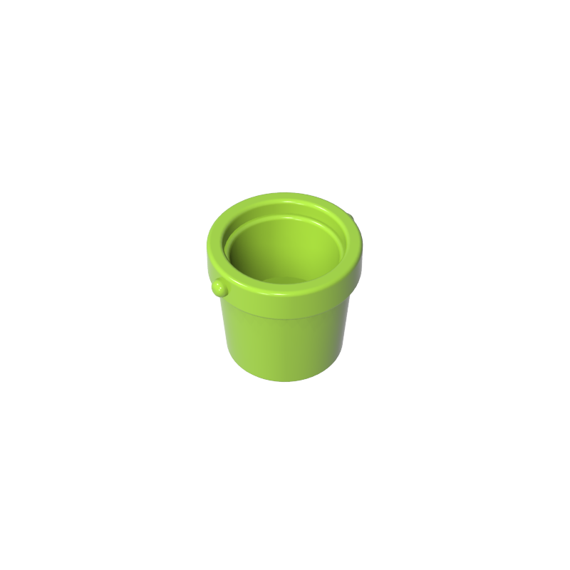 GOBRICKS GDS-M245 Utensil Bucket 1 x 1 x 1 Tapered with Handle Holders - YWOBB
