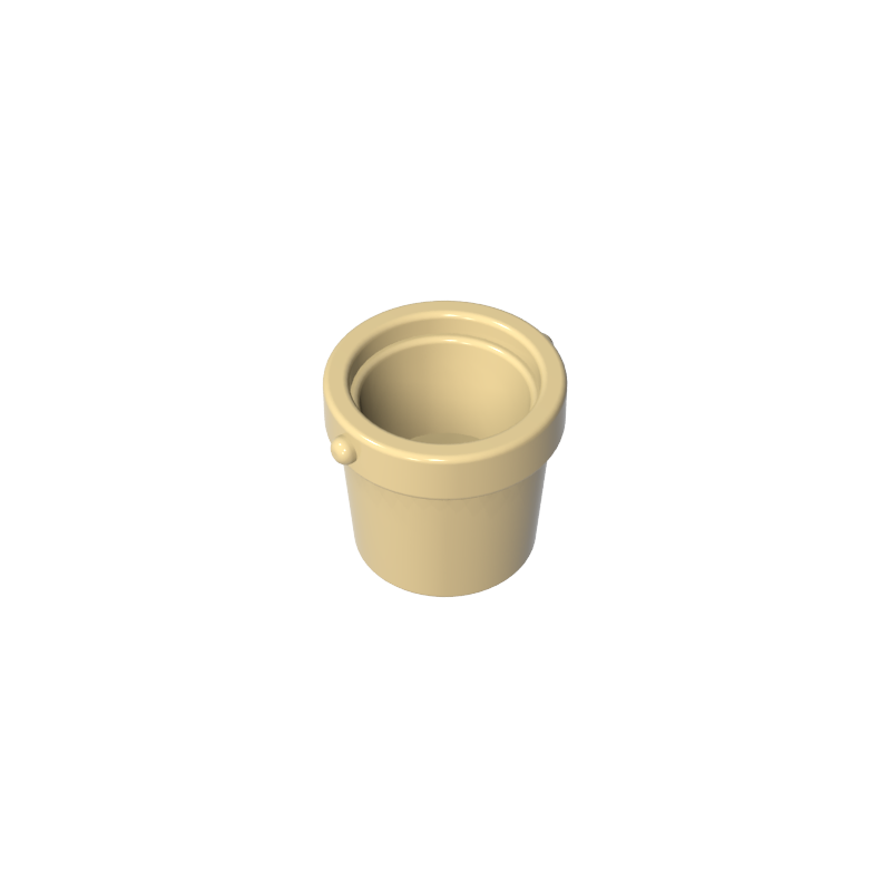 GOBRICKS GDS-M245 Utensil Bucket 1 x 1 x 1 Tapered with Handle Holders - YWOBB