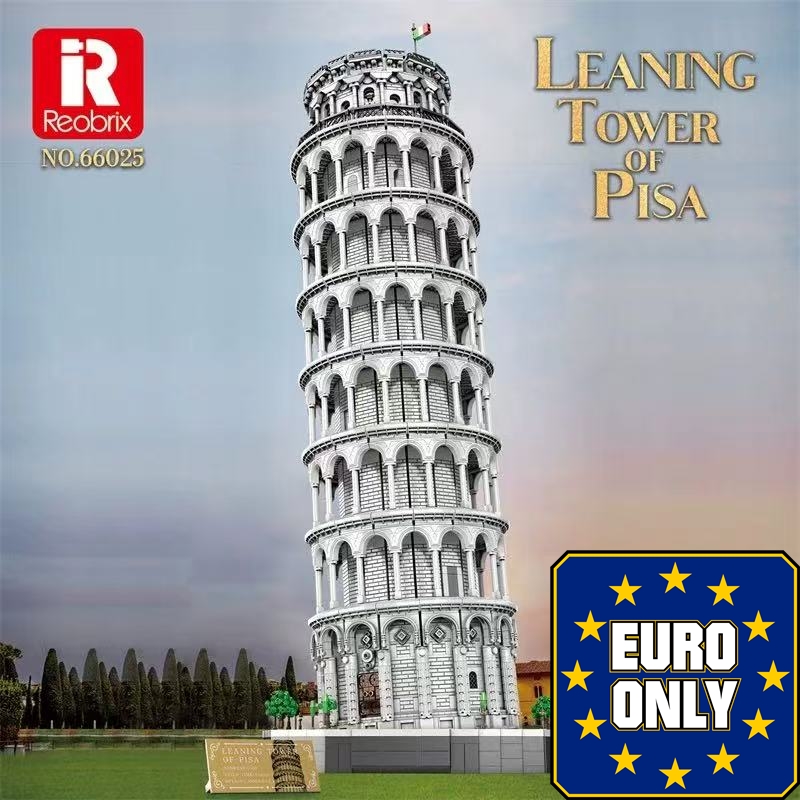 Reobrix 66025 The Leaning Tower of Pisa OVP EU Warehouse Version - YWOBB