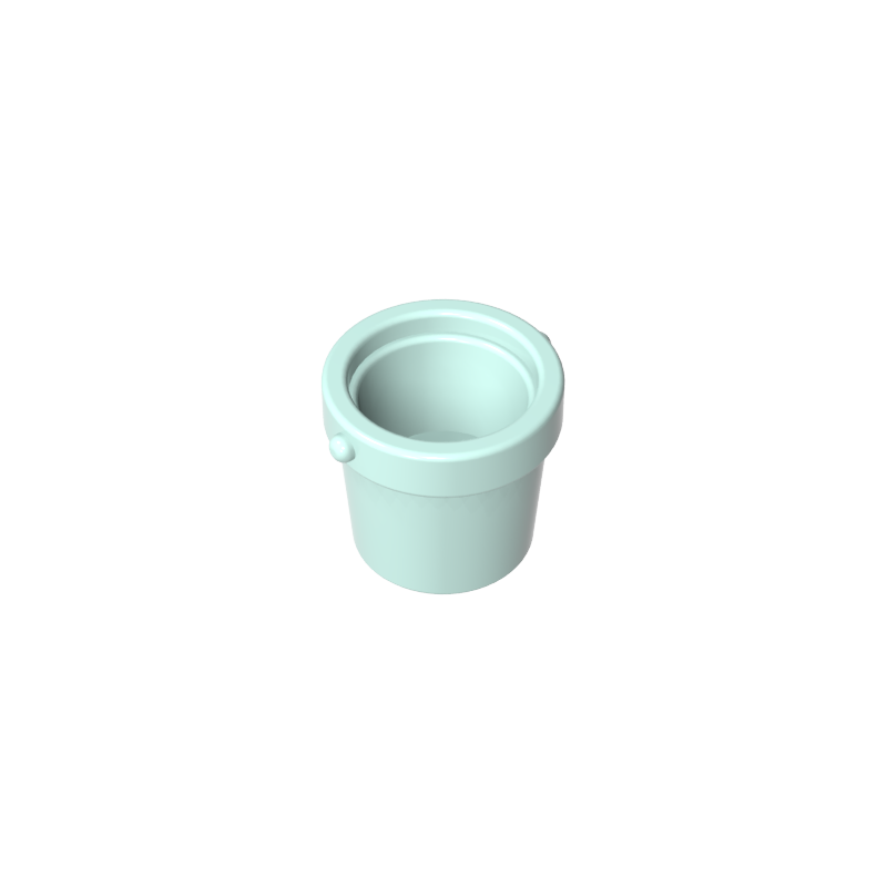 GOBRICKS GDS-M245 Utensil Bucket 1 x 1 x 1 Tapered with Handle Holders - YWOBB