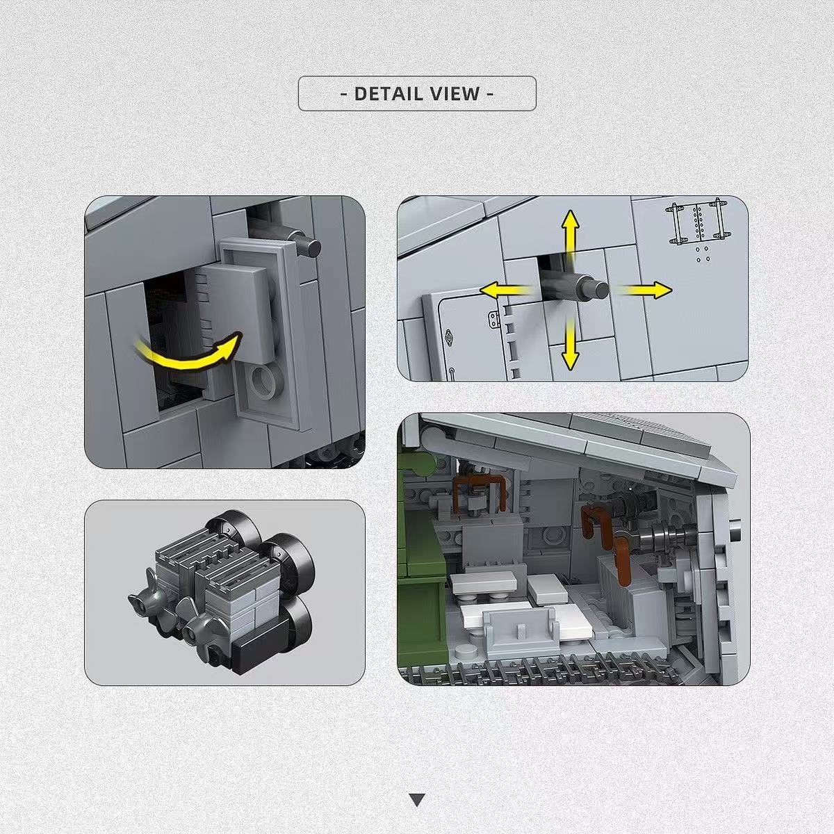 QuanGuan 300017 A7V HEAVY TANK - YWOBB