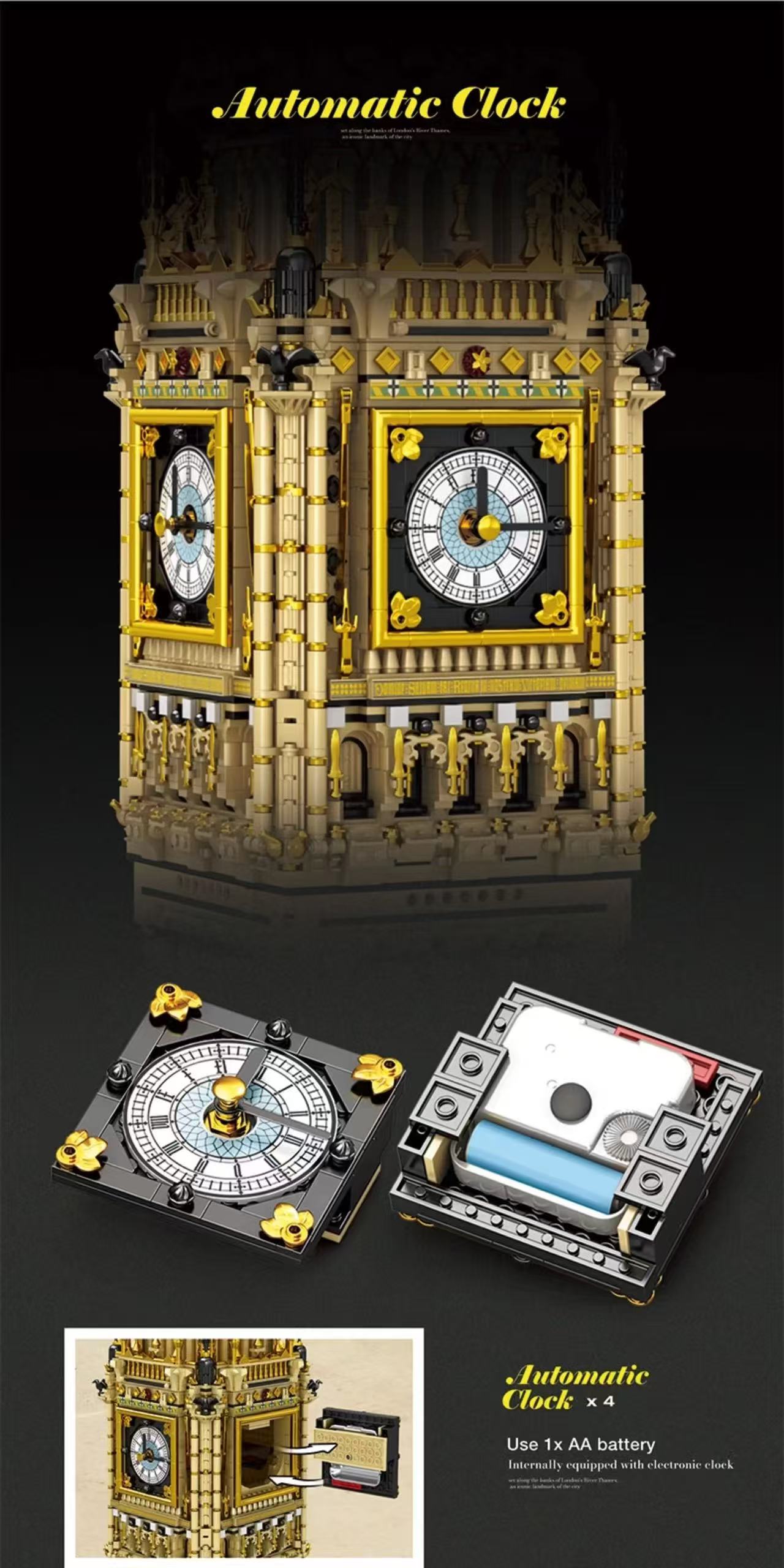 Reobrix 55012 The Clock Tower the Elizabeth Tower - YWOBB