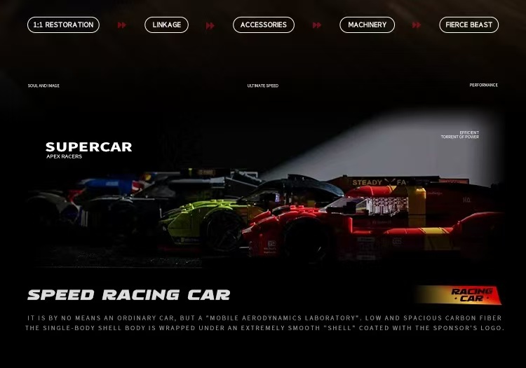 Eikee Y26001-Y26003  Le Mans Sports Car - YWOBB