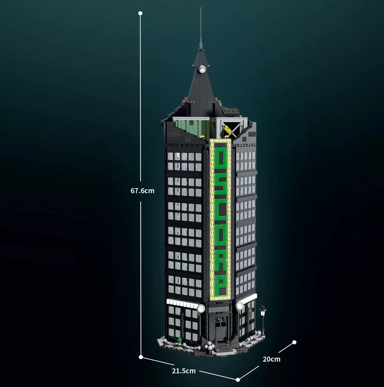DK 80033 Oscorp Tower with lights - YWOBB