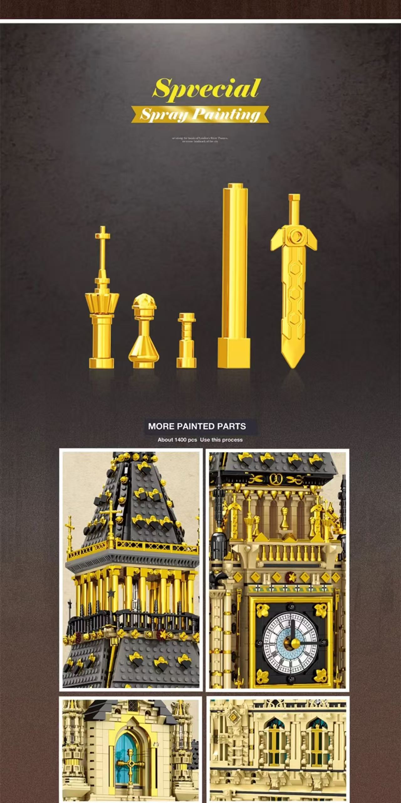 Reobrix 55012 The Clock Tower the Elizabeth Tower - YWOBB