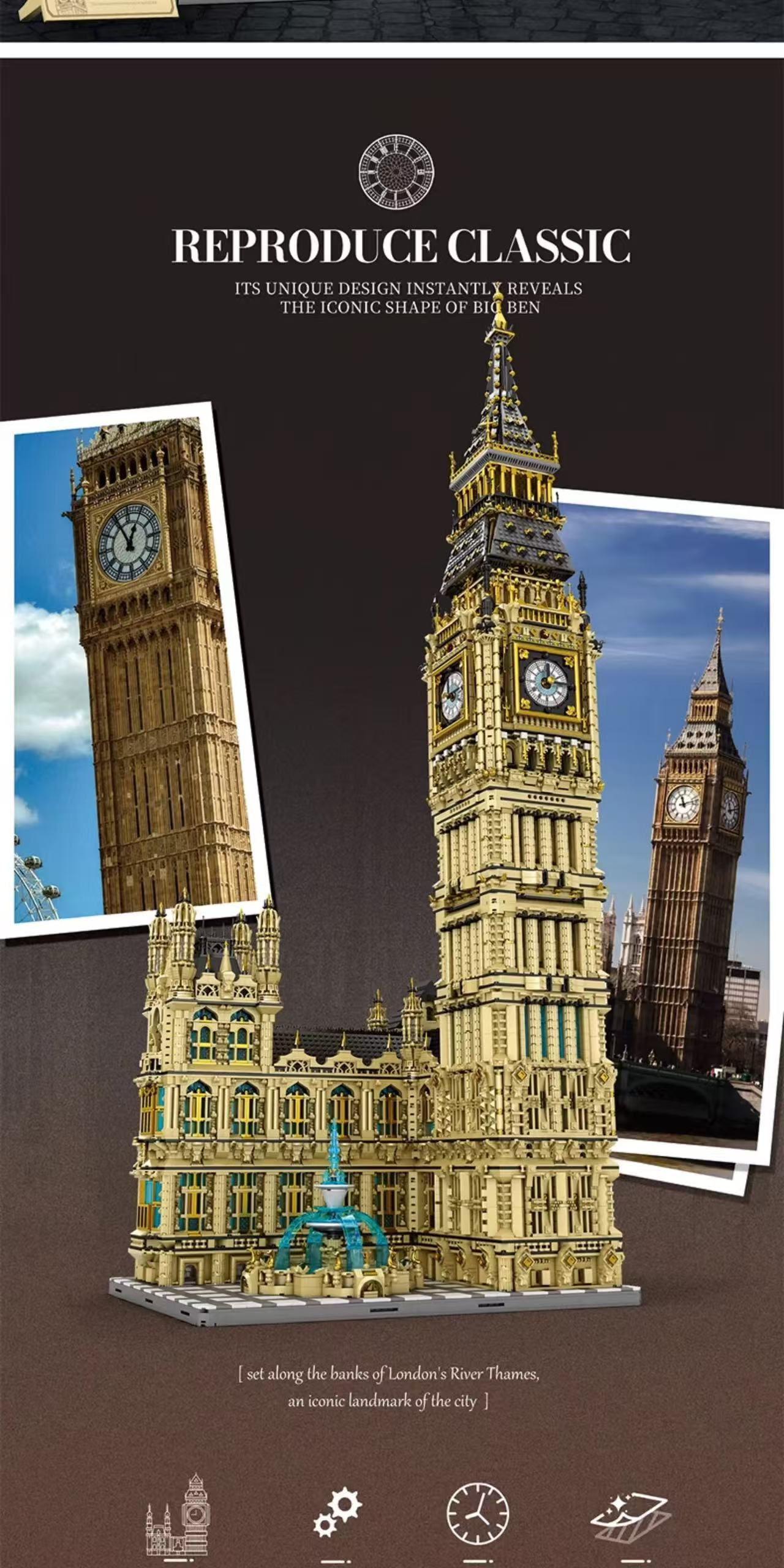 Reobrix 55012 The Clock Tower the Elizabeth Tower - YWOBB