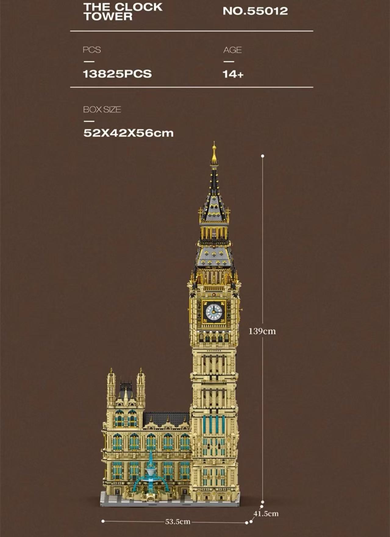 Reobrix 55012 The Clock Tower the Elizabeth Tower - YWOBB