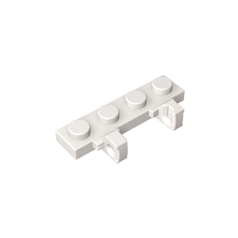 GOBRICKS GDS-894 Hinge Plate 1 x 4 Locking Dual 1 Fingers on Side - YWOBB