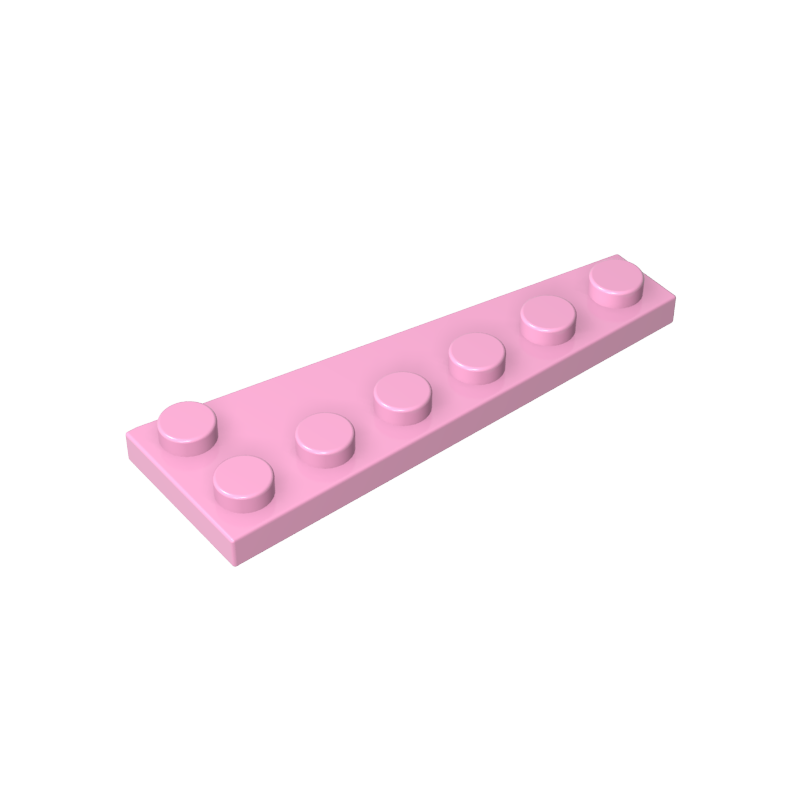 GOBRICKS GDS-2144 Wedge Plate 6 x 2 Left - YWOBB