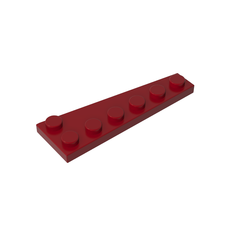 GOBRICKS GDS-2144 Wedge Plate 6 x 2 Left - YWOBB